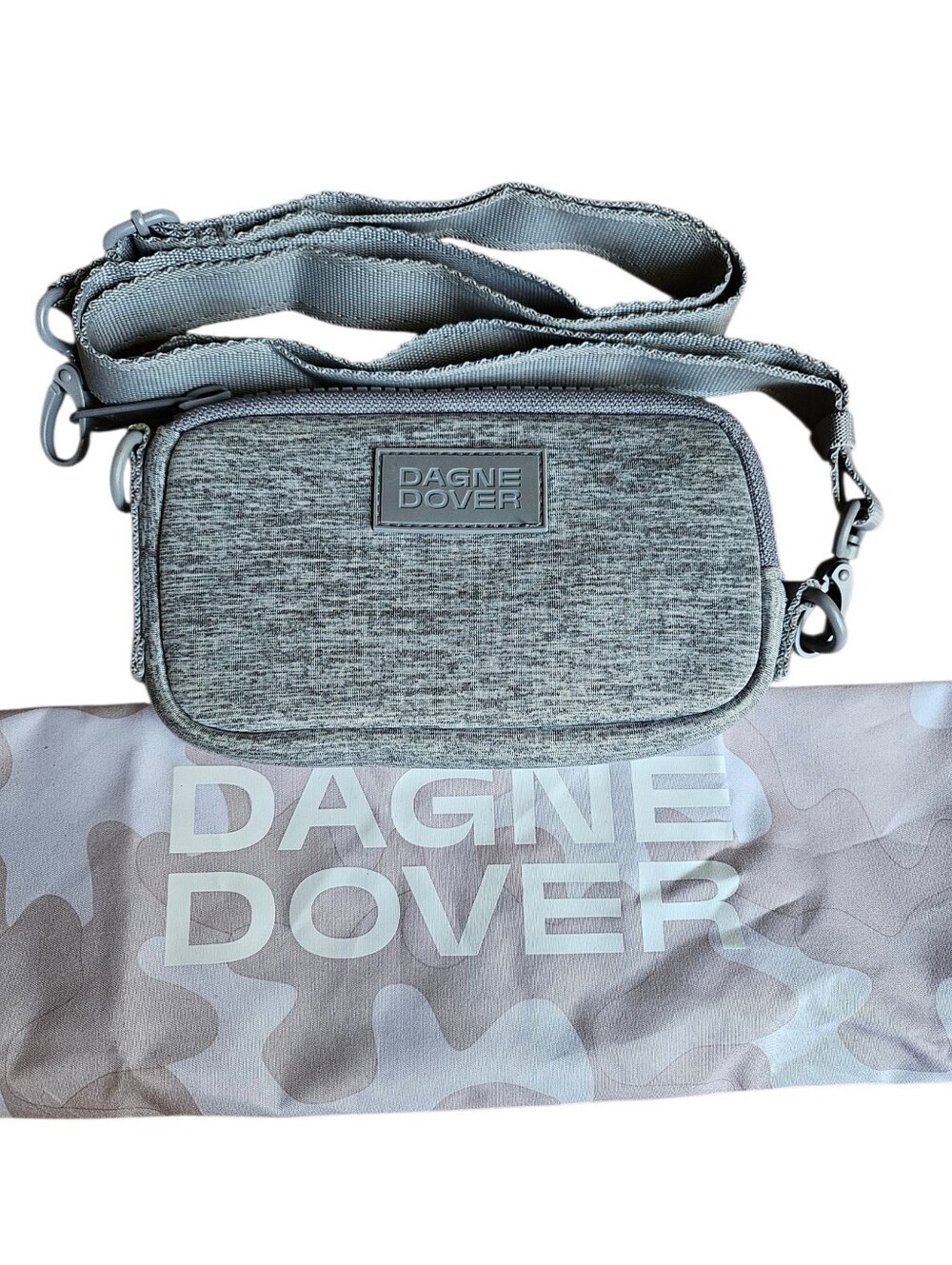 NEW Dagne Dover Gray Crossbody Pouch